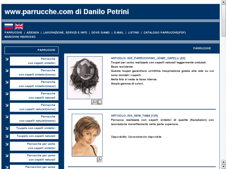 www.parrucche.biz