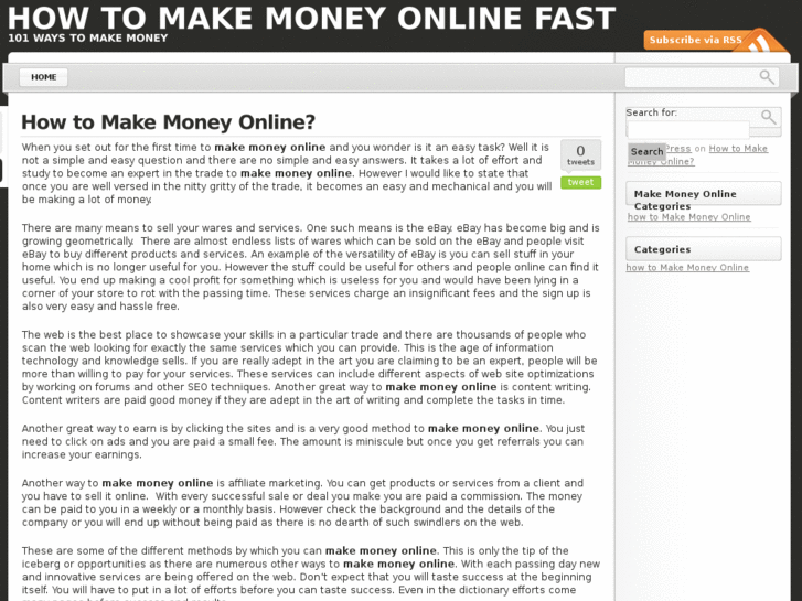 www.tomakemoneyonlinefast.com