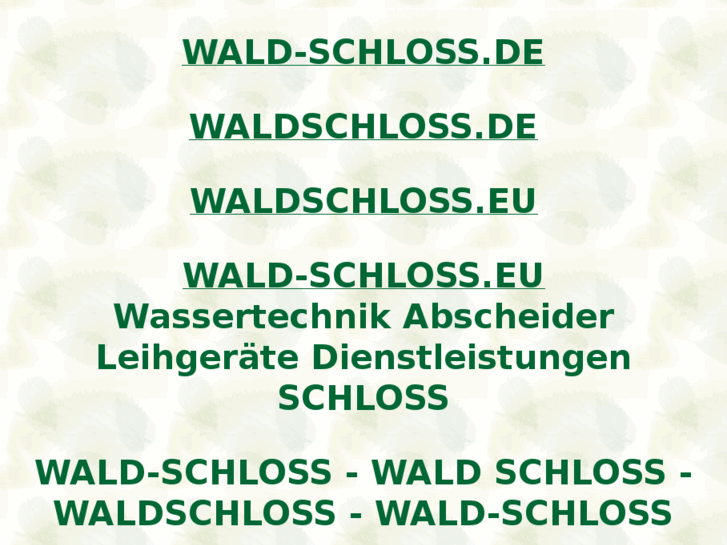 www.wald-schloss.de