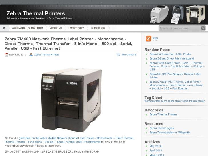 www.zebrathermalprinter.com