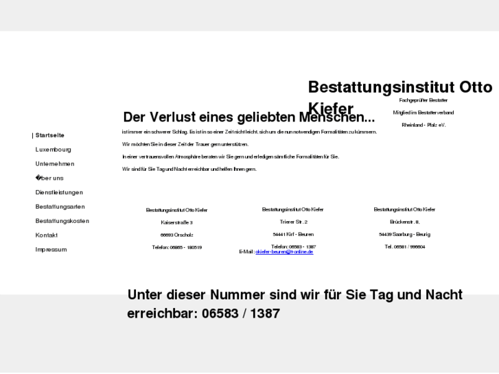 www.bestattungsinstitut-otto-kiefer.com