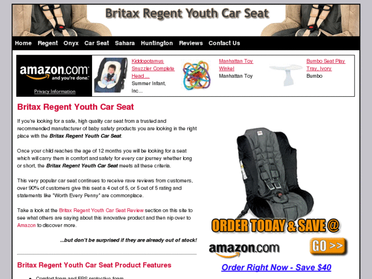 www.britaxregentyouthcarseat.info