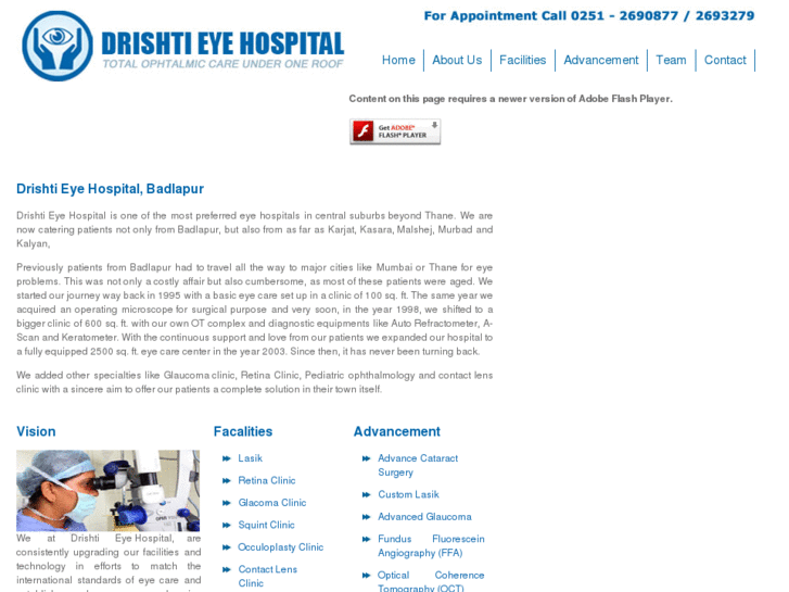 www.drishtieyebadlapur.com