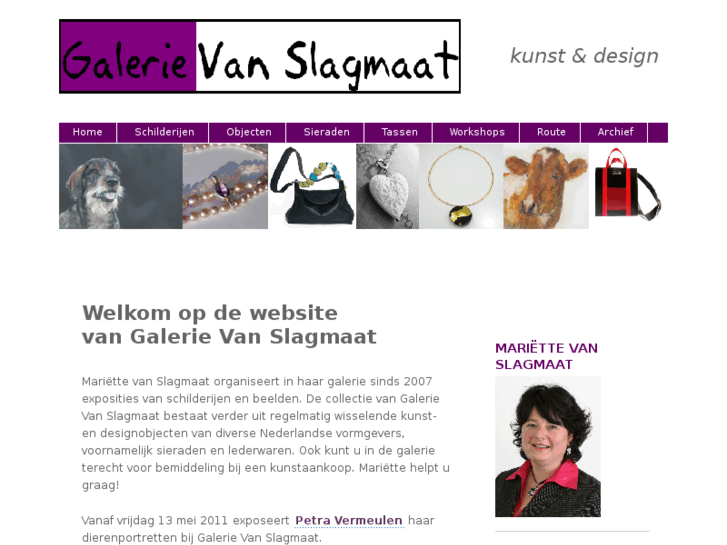 www.galerievanslagmaat.nl