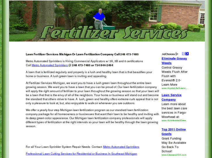 www.lawnfertilizationmichigan.com