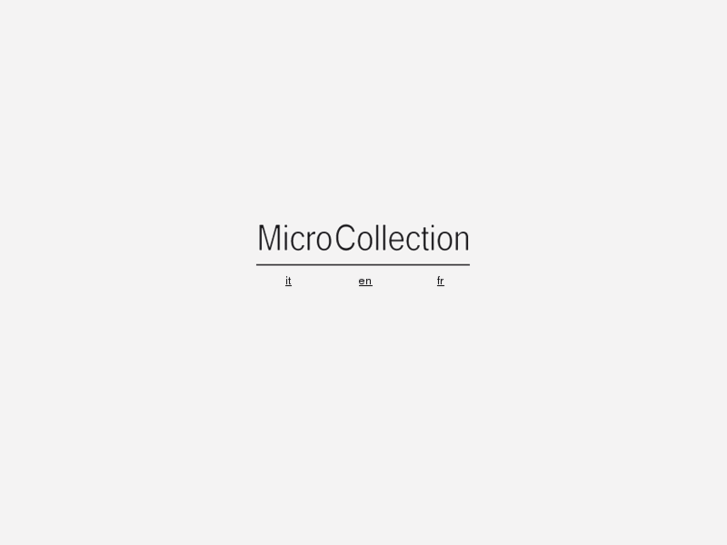 www.microcollection.it