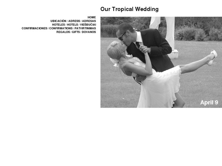 www.ourtropicalwedding.info