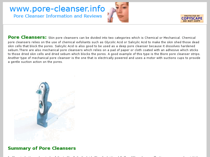 www.pore-cleanser.info