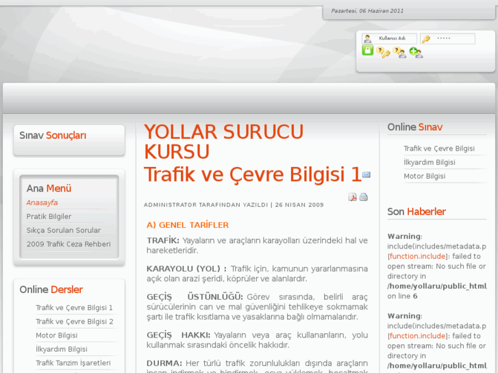 www.yollarsurucukursu.com