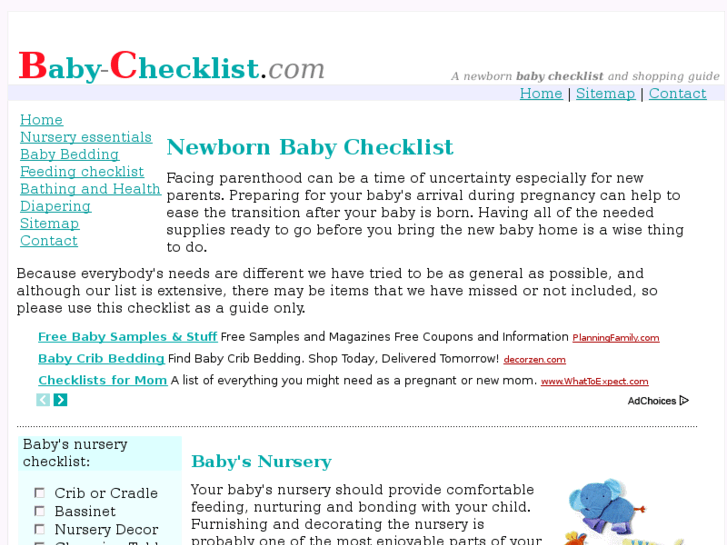 www.baby-checklist.com