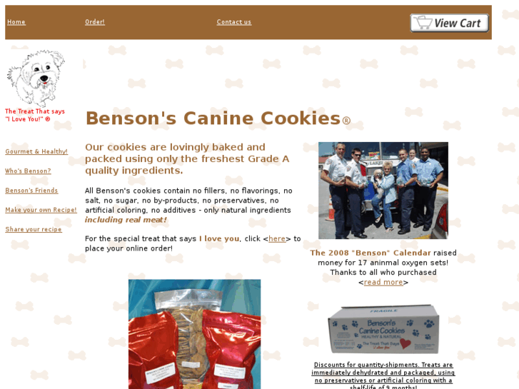 www.bensonscaninecookies.com