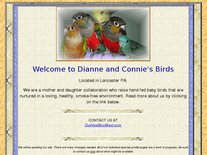 www.dianneandconniesbirds.com