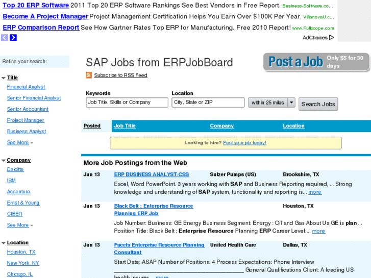 www.erpjobboard.com