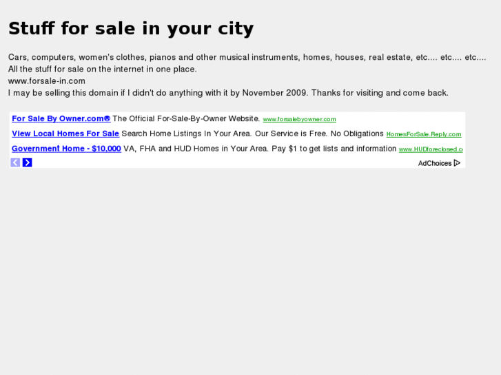 www.forsale-in.com