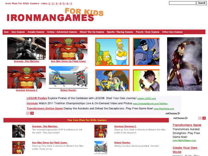 www.ironmangamesforkids.com