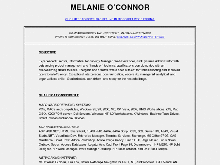 www.melanieoconnor.com