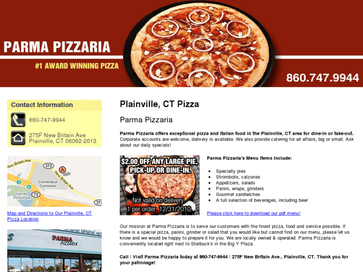 www.parmapizzact.com