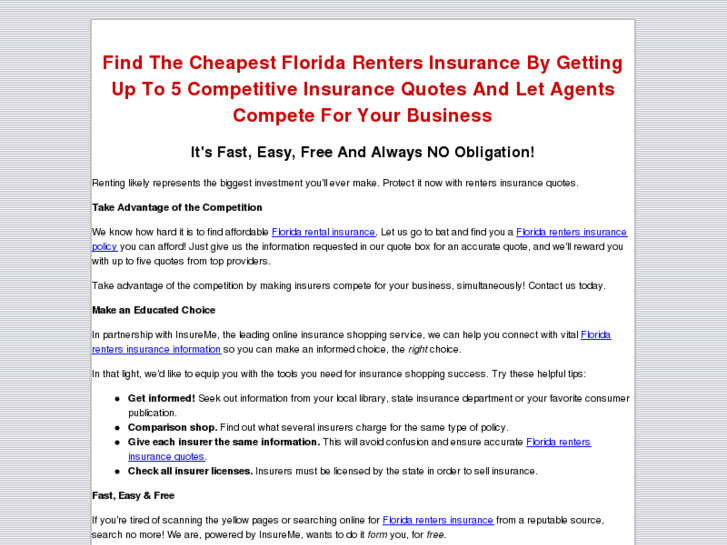 www.rentersinsurancesflorida.com