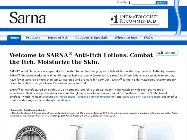 www.sarna-skincare.com