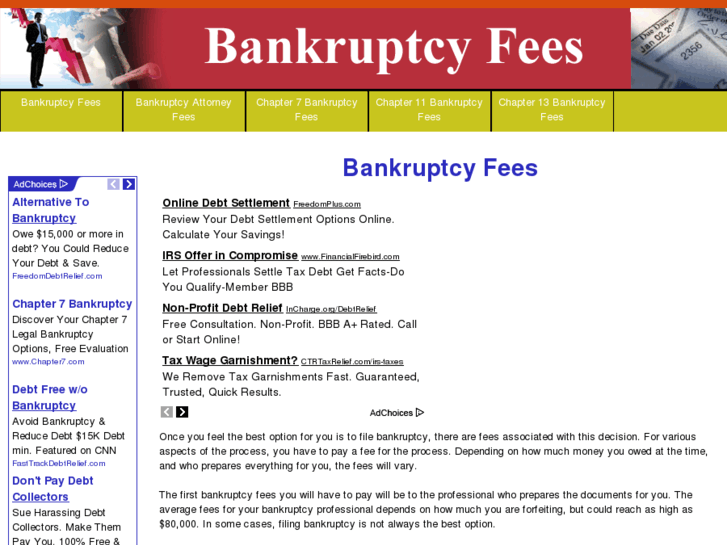 www.bankruptcyfees.net