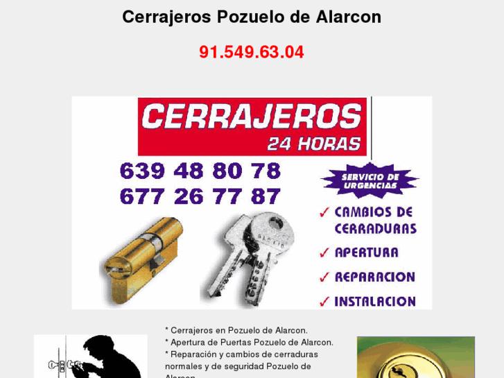 www.cerrajeropozuelodealarcon.es