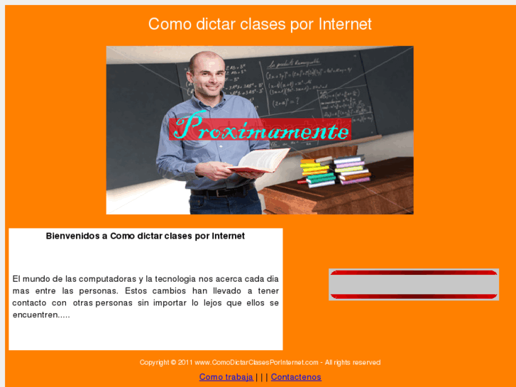 www.comodictarclasesporinternet.com