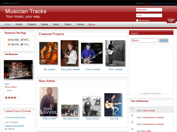 www.musiciantracks.com