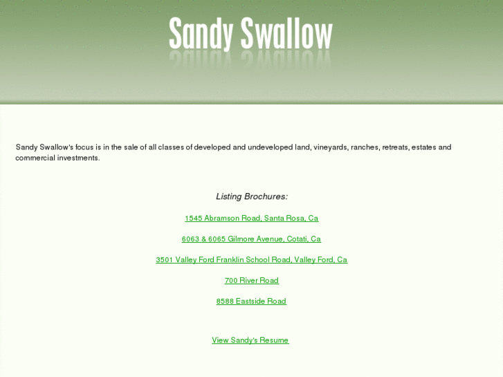 www.sandyswallow.com