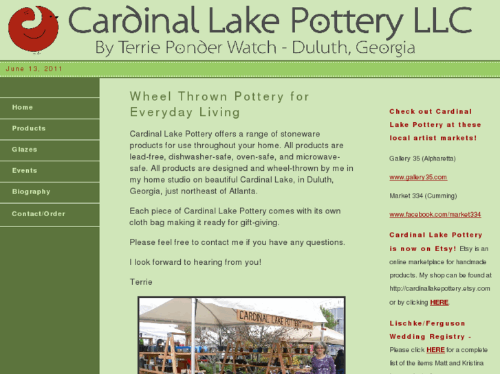 www.cardinallakepottery.com