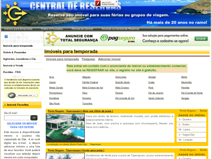 www.centraldereservas.com.br