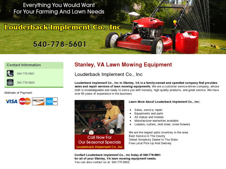 www.louderbackimplement.net
