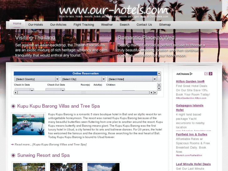 www.our-hotels.com