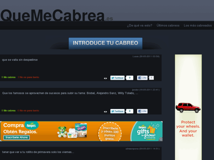 www.quemecabrea.es