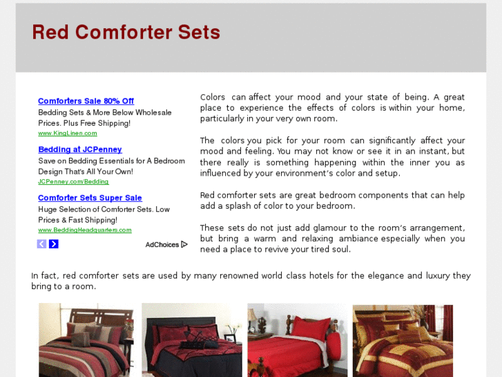www.redcomfortersets.com
