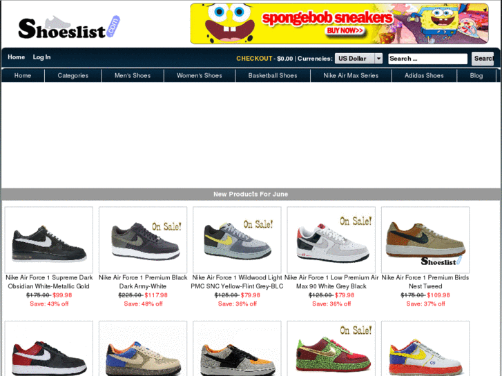 www.shoeslist.com