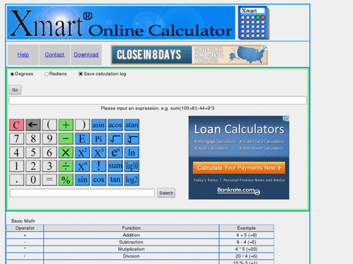 www.xmartcalculator.com