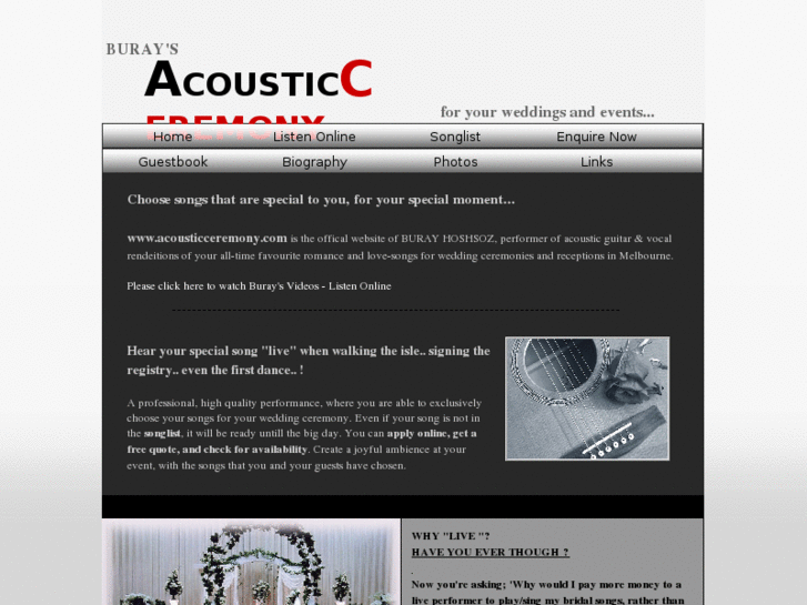 www.acousticceremony.com