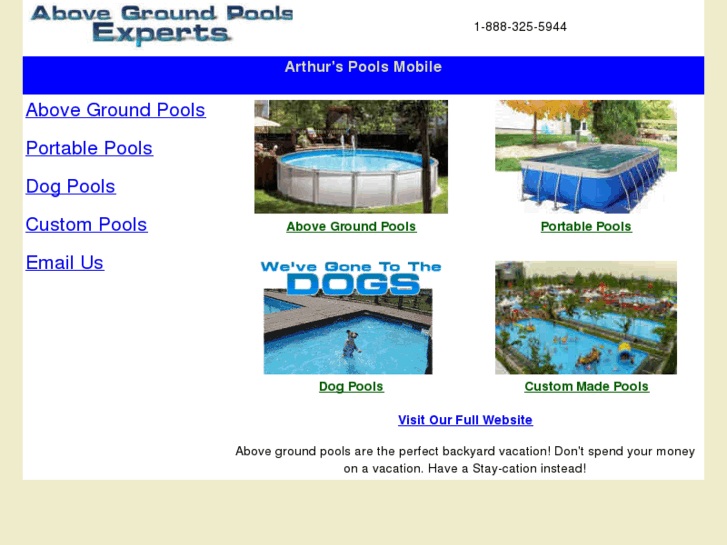 www.arthurspools.mobi
