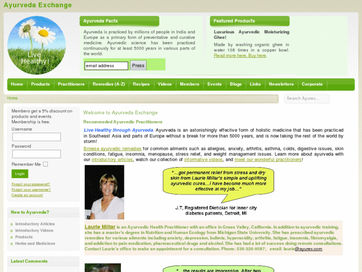 www.ayurex.net
