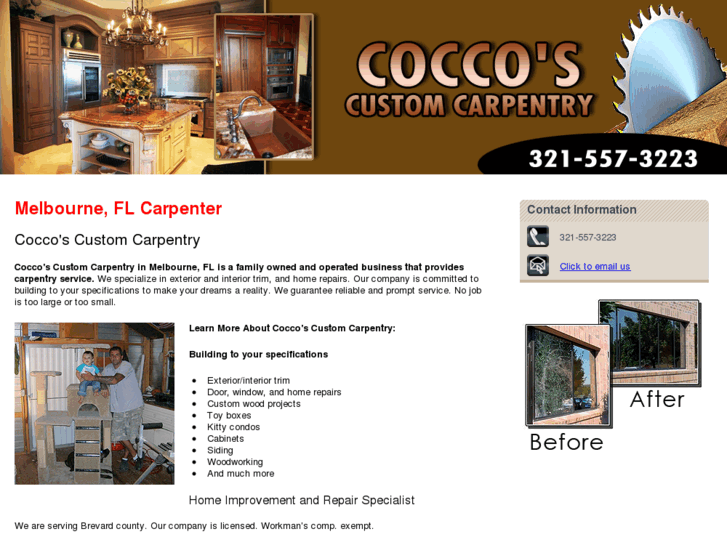 www.coccoscustomcarpentry.com