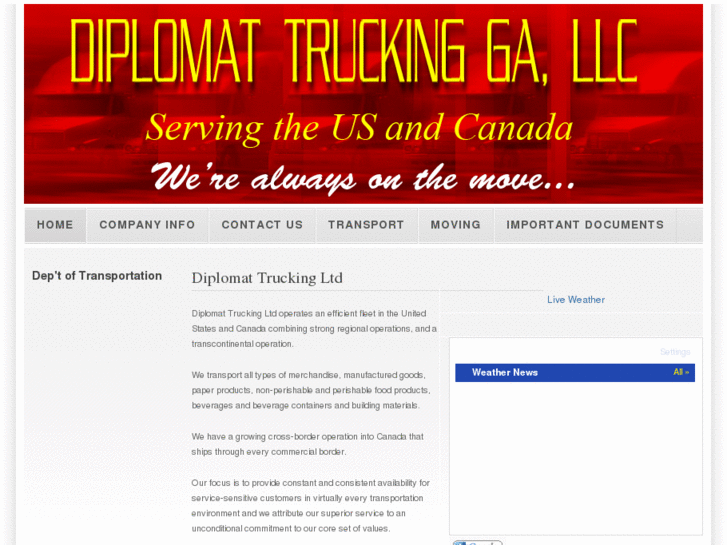 www.diplomattruckingltd.com