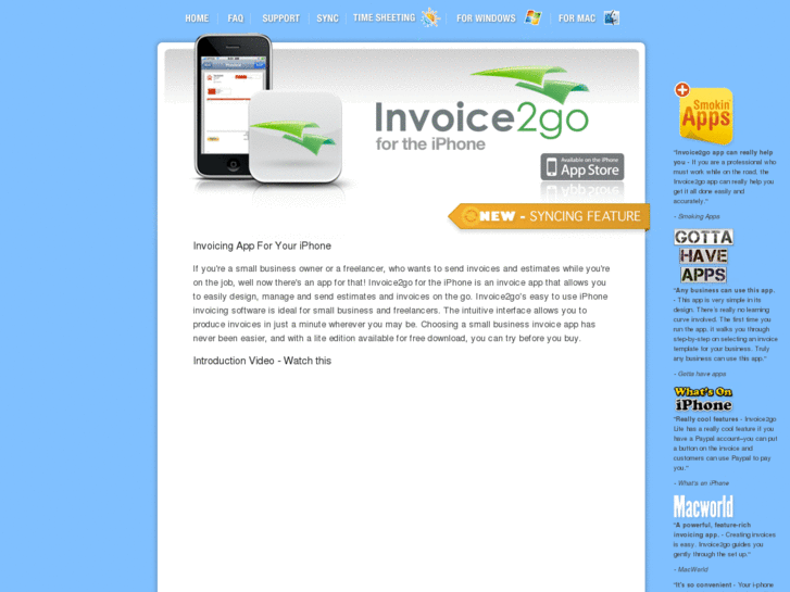 www.iphone-invoice2go.com