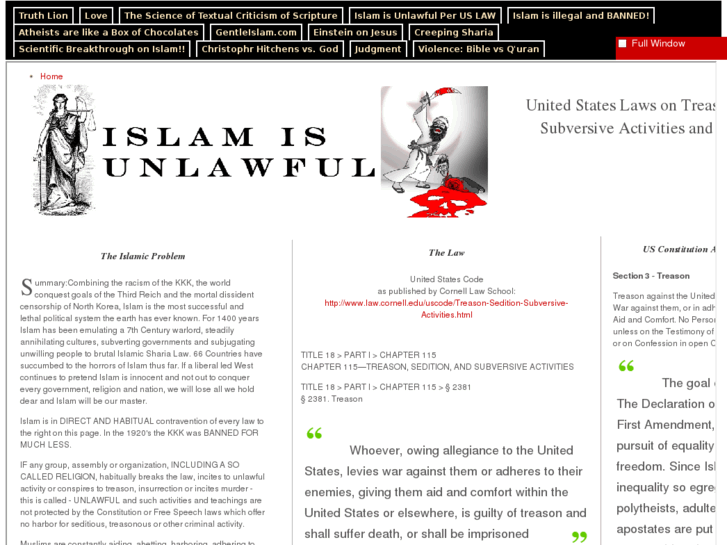 www.islamisunlawful.com