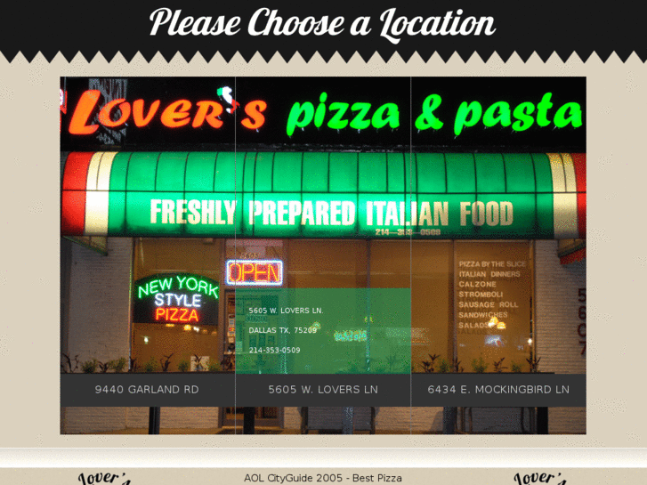 www.loverspizzaandpasta.com