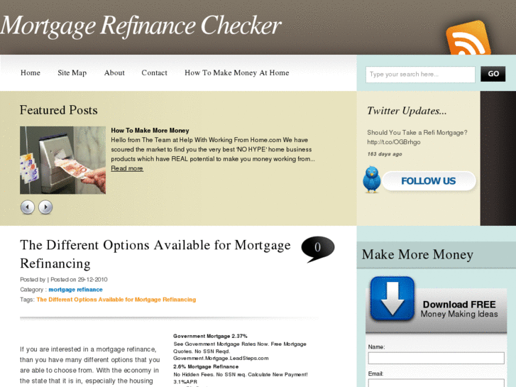 www.mortgagerefinancechecker.com