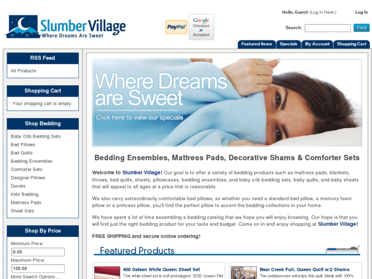 www.slumbervillage.com