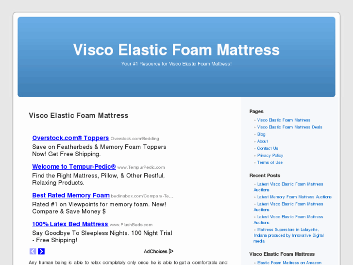 www.viscoelasticfoammattresses.net