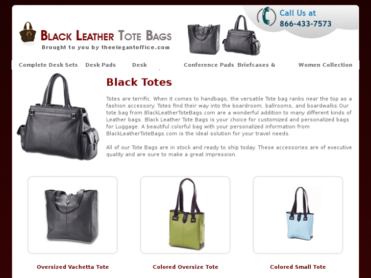 www.blackleathertotebags.com