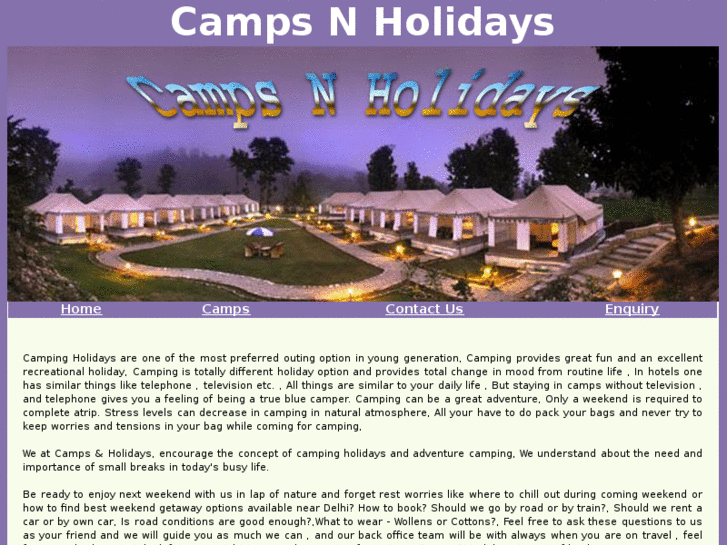 www.campsnholidays.com