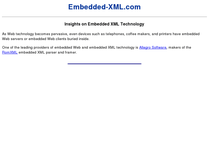 www.embedded-xml.com